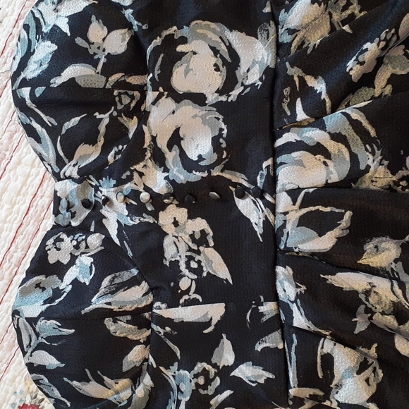 NWOT Floral Strapless Dress - Picture 2 of 7